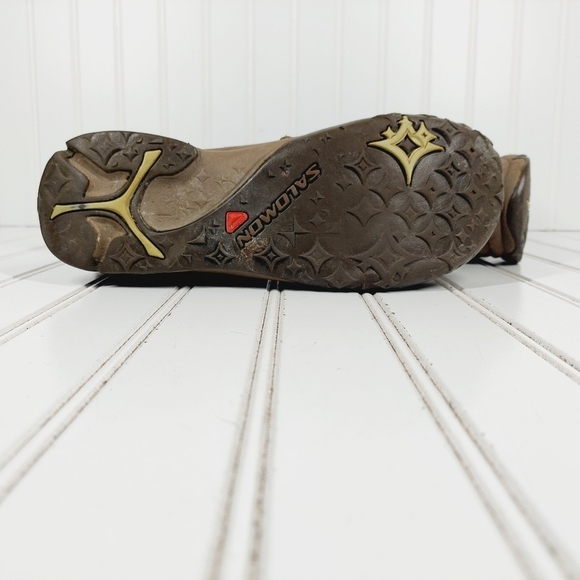 Salomon Women's Emmy Waterproof Suede Winter Boots Thinsulate Brown B542 - Picture 10 of 12